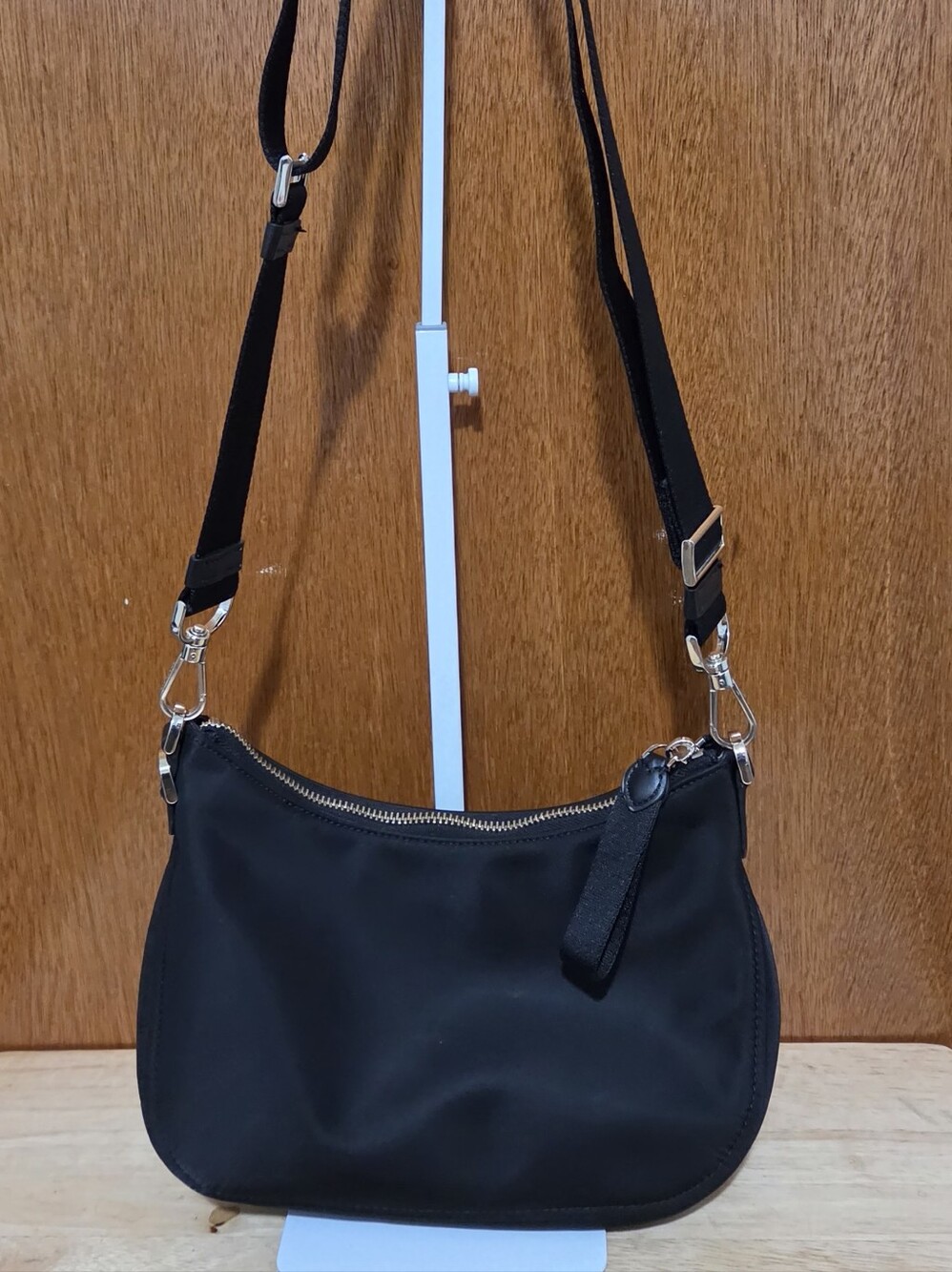 Kate Spade Chelsea Little Better Nylon Black Hobo Shoulder Crossbody Bag K8117 - Picture 3 of 15